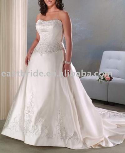 wholesale 2008 hotsale wedding dress wedding gown (en gros 2008 hotsale robe de mariée mariage robe)