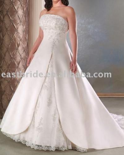 wholesale 2008 hotsale wedding dress wedding gown (en gros 2008 hotsale robe de mariée mariage robe)