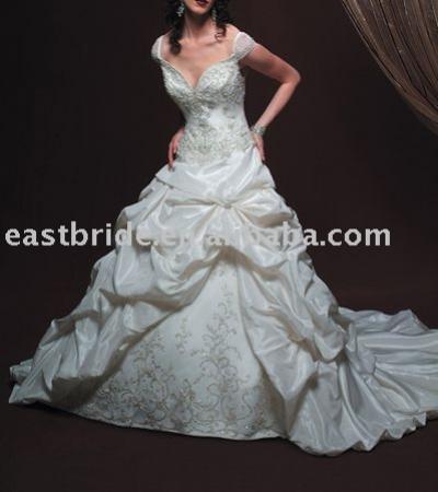 wholesale 2008 hotsale wedding dress wedding gown (en gros 2008 hotsale robe de mariée mariage robe)