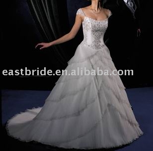 wholesale 2008 hot sale wedding dress, wedding gown (en gros 2008 hot vente robe de mariage, robe de mariée)