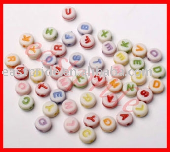 acrylic alphabet beads(ACBD157) (acrylic alphabet beads(ACBD157))