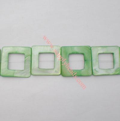 freshwater shell beads (Süßwasser-Muschel Perlen)