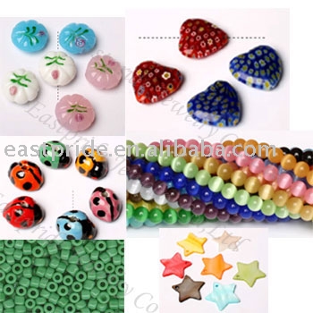 Glass beads, glass pendant( lampwork beads, glass seed beads, millefiori beads) (Glasperlen, Glas-Anhänger (Glasperlen, Glasperlen, Millefiori Perlen))