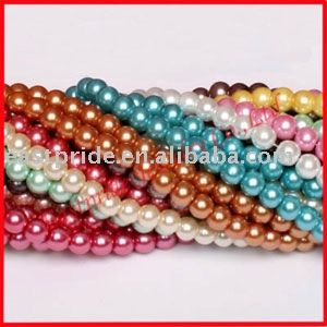 Glass Pearl (glass pearls mixed colours, various sizes, low minimum order quanti (Glass Pearl (perles de verre de couleurs mixtes, de différentes tailles, de fai)