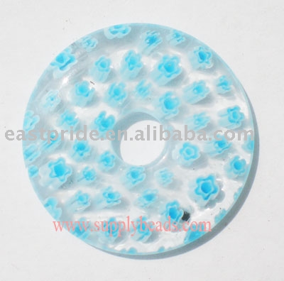 Donut Millefiori Beads(MFBD057-03)
