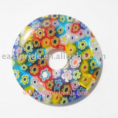 Donut Millefiori Beads(MFBD057-06)
