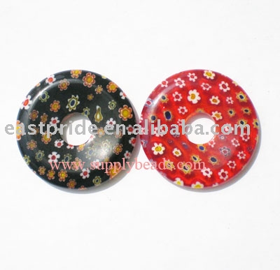 Donut Millefiori Bead s(MFBD056) (Donut Millefiori Bead s (MFBD056))