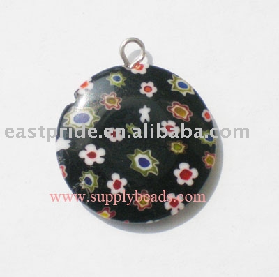 Round Millefiori Charms(MFBD050-06) (Круглые Millefiori Подвески (MFBD050-06))