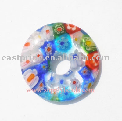 Donut Millefiori Beads(MFBD053-06) (Donut Millefiori-Perlen (MFBD053-06))
