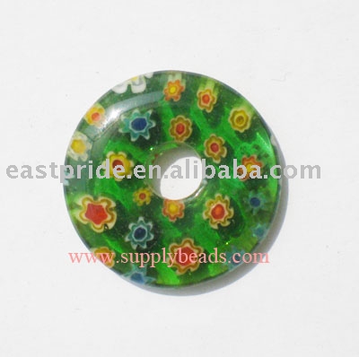 Donut Millefiori Beads(MFBD053-07) (Donut Millefiori-Perlen (MFBD053-07))