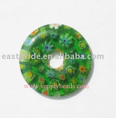 Donut Millefiori Beads(MFBD053-05) (Donut Millefiori-Perlen (MFBD053-05))