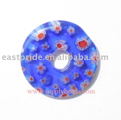 Donut Millefiori Beads(MFBD053-04) (Donut Millefiori-Perlen (MFBD053-04))