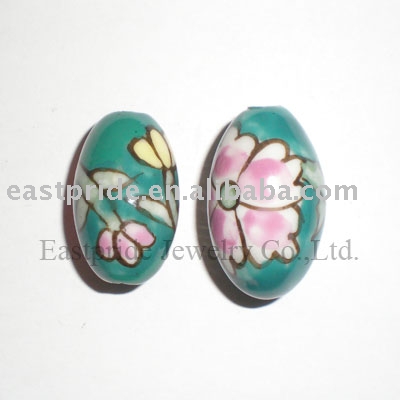 Oval porcelain beads(CMBD120-03)