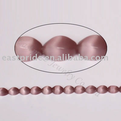 twist cat eye beads(CED-01)