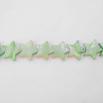 star shaped shell beads(SHBD026-05) (в форме звезды бисером оболочки (SHBD026-05))