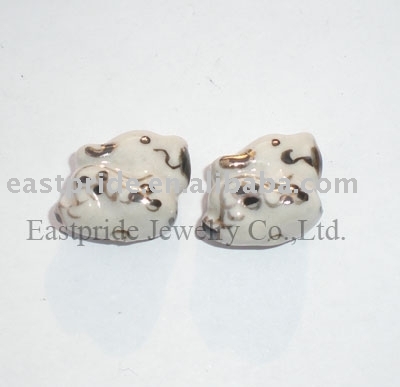 Ceramic zodiac animal beads (CMBD124-05) (Keramik Sternzeichen Tier Perlen (CMBD124-05))