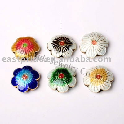 flower shaped cloisonne beads(CB003) (Blume geformt Cloisonne Perlen (CB003))