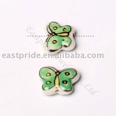 butterfly shaped ceramic beads(CMBD016-2) (Schmetterling geformt Keramikkugeln (CMBD016-2))