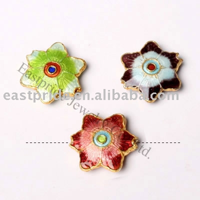 flower shaped cloisonne beads(CB001) (Blume geformt Cloisonne Perlen (CB001))