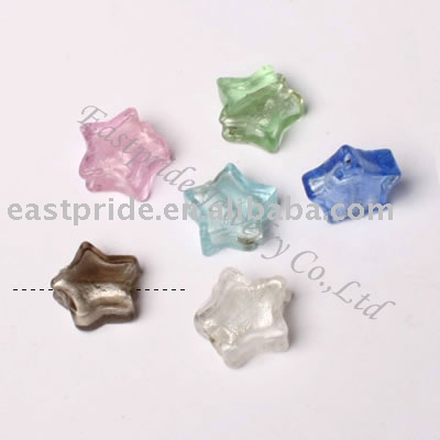 star shaped lampwork beads( LWBD015) (в форме звезды бисером Lampwork (LWBD015))