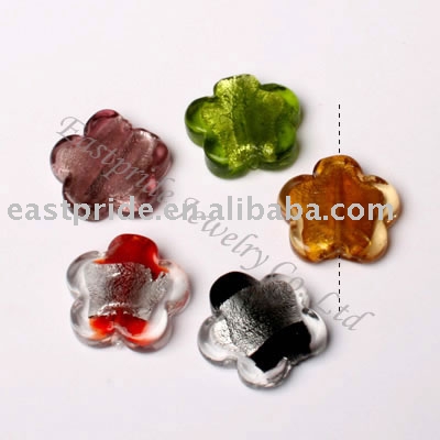flower shaped lampwork beads( LWBD004) (Blume geformt Glasperlen (LWBD004))