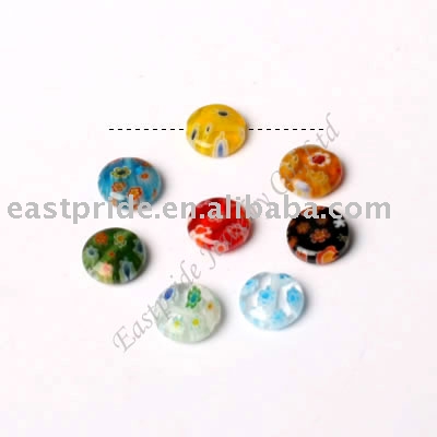coin shaped millefiori beads(MFBD018) (Монета форме millefiori бисером (MFBD018))