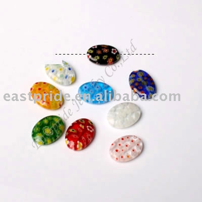coin shaped millefiori beads(MFBD023) (Монета форме millefiori бисером (MFBD023))