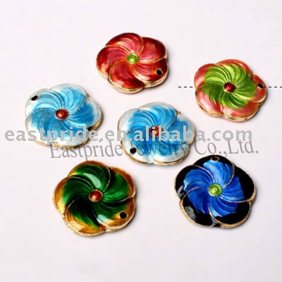 flower shaped cloisonne beads(CB006) (Blume geformt Cloisonne Perlen (CB006))
