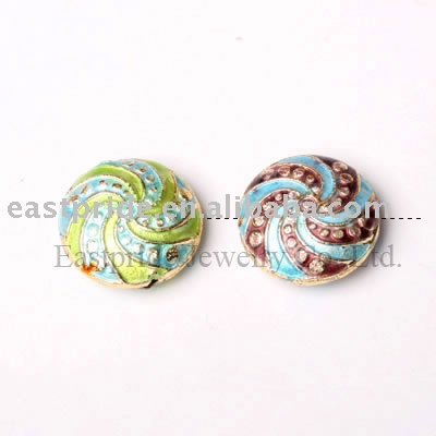 oval shaped cloisonne beads(CB078) (овальной формы перегородчатой бисера (CB078))