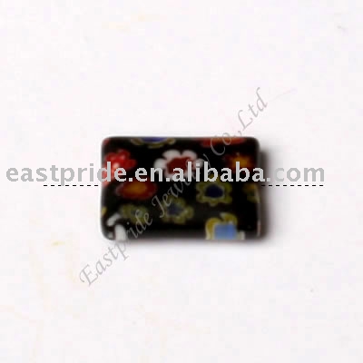 Square Shaped Millefiori Beads(MFBD012-07) (Quadratische Millefiori-Perlen (MFBD012-07))