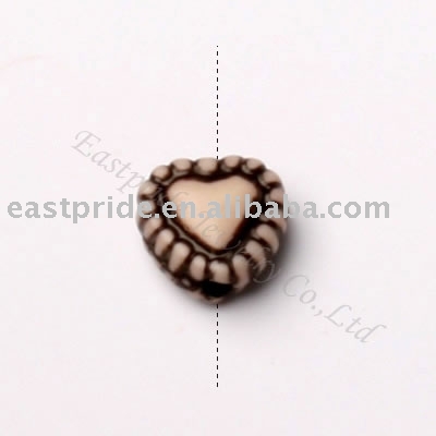 heart shaped acrylic beads(ACBD151) (Heart Shaped акриловых бус (ACBD151))