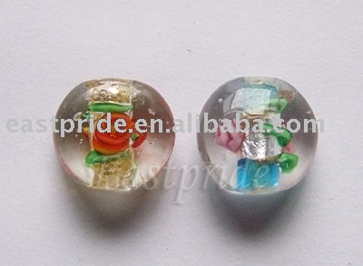 Round lampwork beads(LWBD007) (Lot de perles rondes (LWBD007))
