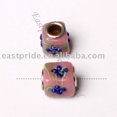 square shaped lampwork beads(LWBD015-03) (quadratische Glasperlen (LWBD015-03))