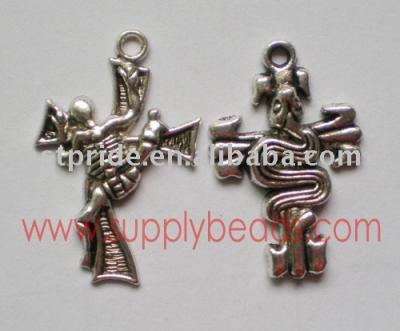 Cross shaped metal charms (Kreuz-Form CHARM)