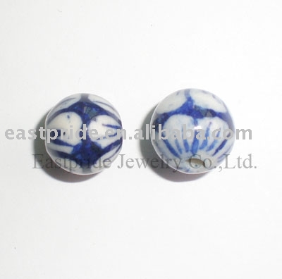 Round ceramic beads (CMBD070) (Perles rondes en céramique (CMBD070))