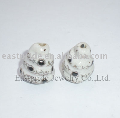 Ceramic zodiac animal beads (CMBD124-06) (Keramik Sternzeichen Tier Perlen (CMBD124-06))