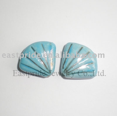 Fans ceramic beads(CMBD054) (Fans Keramikkugeln (CMBD054))