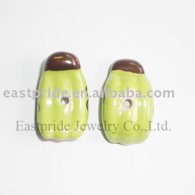 Banana ceramic beads(CMBD055) (Banana Keramikkugeln (CMBD055))