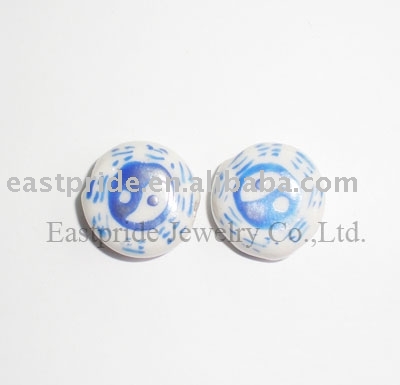 Yinyang porcelain beads(CMBD059) (Yinyang фарфора бисером (CMBD059))