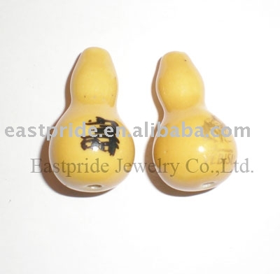 Gourd-shaped porcelain beads (CMBD118-02) (Calebasses en forme de perles de porcelaine (CMBD118-02))