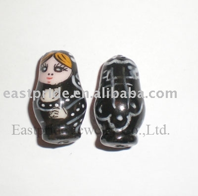 Ceramic doll beads (CMBD119-03)