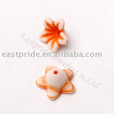 flower shaped beads (ACBD141-01) (perles en forme de fleur (ACBD141-01))