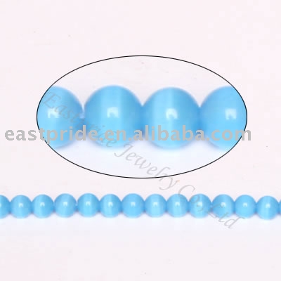 round cat eye beads(CEBD001-13) (perles rondes oeil de chat (CEBD001-13))