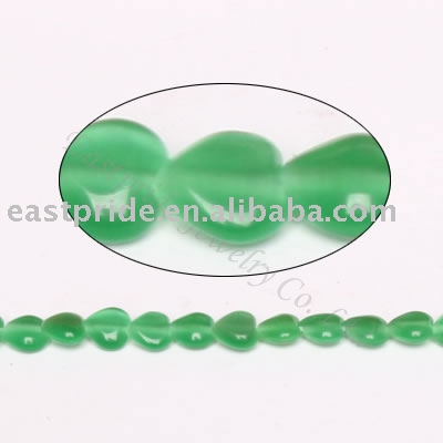 heart shaped cat eye beads(CEBD015-06) (Heart Shaped бисера кошачий глаз (CEBD015-06))