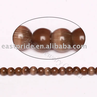 round cat eye beads(CEBD003-06) (perles rondes oeil de chat (CEBD003-06))