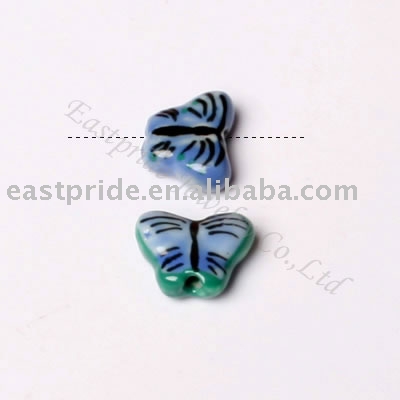 butterfly shaped ceramic beads(CMBD017-2) (Schmetterling geformt Keramikkugeln (CMBD017-2))
