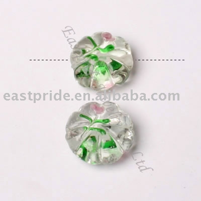 coin shaped lampwork beads(LWBD013-06) (Монета бусины в форме Lampwork (LWBD013-06))