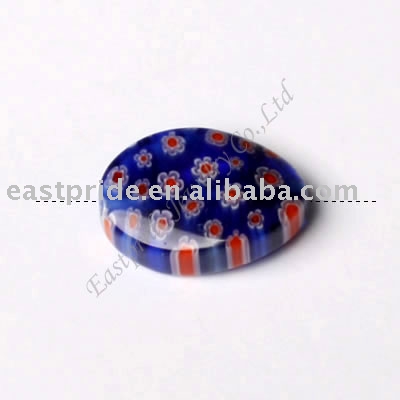 Oval Millefiori Beads(MFBD031-04)