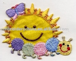 Embroidered Lovely Sun Patch (Embroidered Lovely Sun Patch)