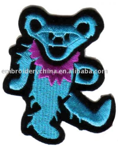 Embroidery Skull Bear Patch (Embroidery Skull Bear Patch)